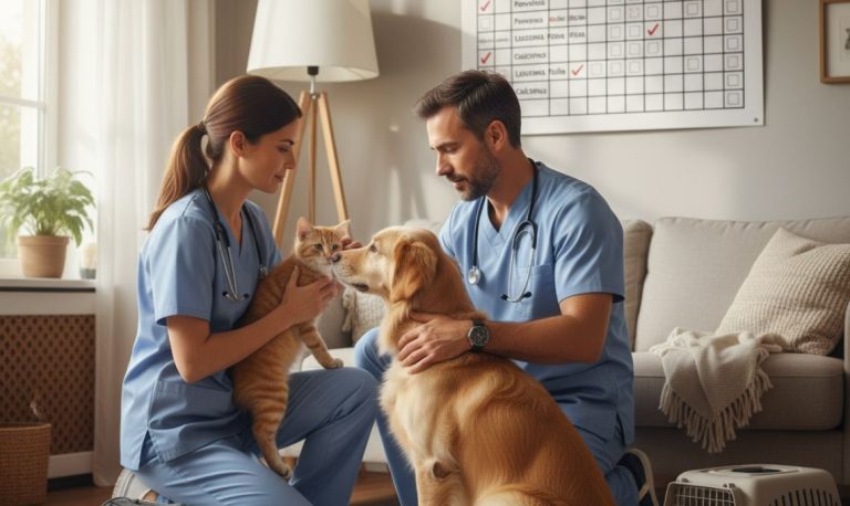 Calendario de vacunación para perros y gatos